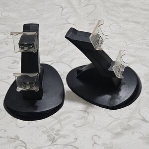 Black PS4 Display Stands And Charging Stations LED USB